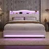 Letto contenitore INONEFT, 140x200 cm, letto con spazio Anteprima dell’immagine prodotto 2