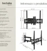Nástěnný držák pro TV s úhlopříčkou 26 - 75 palců (66 - 191 Náhled obrázku produktu 7