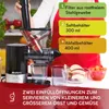 Langsamer Entsafter - für Zitrusfrüchte, Gemüse, Säfte MPM Produktbild-Vorschau 6