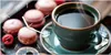 Wanduhr aus Glas mit Motiv Kaffeepause Macarons- 60 x 30 cm Produktbild-Vorschau 1