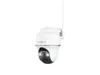 A white security camera with an antenna is shown against a white background. Produktbild-Vorschau