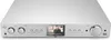 A silver Hama HiFi-Tuner DIT2105SBTX, DAB+/Internetradio is shown from the front on a white background. The device has a small screen displaying a person and text. Anteprima dell’immagine prodotto