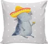 Mr. & Mrs. Panda Deko Kissen Axolotl Tequila - Grau Pastell Produktbild-Vorschau 1