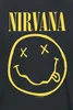 Nirvana Flower Sniffin (Back Print) Black 2XL T-Shirt Produktbild-Vorschau 5