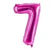 Folienballons Pink 100cm Zahl 7 Zahlenballon zum 7-ten Produktbild-Vorschau 1