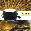 A collage of images showing LED fairy lights on a spool and installed in various decorative settings like tunnels and outdoor event spaces. Náhľad obrázku produktu