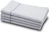 Asciugamano Waffle 50x100cm bianco con riga blu Anteprima dell’immagine prodotto 2