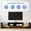 MODFU TV stolek High Gloss Lowboard s LED osvětlením, Náhled obrázku produktu 4