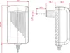 Zasilacz DUR-Line 18V 1200mA z przyłączem F NT 18-1200 Podgląd zdjęcia produktu 4