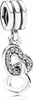 Pandora 791242CZ Charm-Anhänger Verschlungene Herzen Silber Produktbild-Vorschau 10