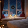 UISEBRT Lot de 3 bougies LED avec guirlande lumineuse, sans Voir les images du produit 7