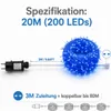 20M 200LEDs 8 Modi Lichterkette Strom, Timer, Merkfunktion, Produktbild-Vorschau 7