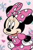 Flanelldecke 100x150 Minnie Mouse rosa (koralle) Produktbild-Vorschau 1