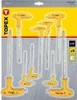Topex Torx Set T-Griff T10-T50 Produktbild-Vorschau 2