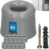 KOTARBAU® 10er Set Türstopper Boden zum Schrauben 27 mm Produktbild-Vorschau 1
