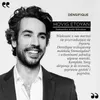 A man is featured in a black and white portrait with text overlays. Anteprima dell’immagine prodotto