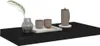 Plovoucí nástěnné police 4 ks černé 50 x 23 x 3,8 cm MDF Náhled obrázku produktu 7