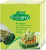 The image shows the packaging for a Rapunzel BioSnacky Keimglas. Náhľad obrázku produktu