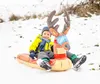Alpine Blast Opblaasbare Sled, Rendier, Kindersled, Bruin, Productafbeelding-voorbeeld 2