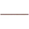 A brown awning valance with a scalloped edge, presented against a white background. Produktbild-Vorschau