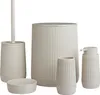 OKYANUS | Set da bagno - Nida - 5 pezzi - Beige - Design Anteprima dell’immagine prodotto 1