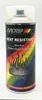 A spray can of heat-resistant paint with flames and a rainbow gradient on the label. Produktbild-Vorschau