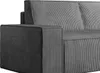 2-Sitzer-Sofa aus anthrazitfarbenem Kord - AMELIA Produktbild-Vorschau 4