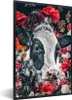 MuchoWow® MuchoWow® Gerahmtes Poster Kuh - Zeichnung - Rot Produktbild-Vorschau 1