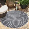 Teppich Outdoor Wetterfest - Grau, Creme - Wendeteppich - Produktbild-Vorschau 7