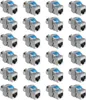 kwmobile 24x Keystone Modul für CAT 8 Kabel - 40 Gbit/s Produktbild-Vorschau 1