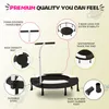 Kindertrampolin 91cm Schwarz, mit 7 stabilen Beinen, Produktbild-Vorschau 2