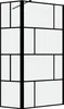 Paroi de douche avec pivot 80+40x195cm - Sérigraphie type Voir les images du produit 1