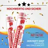 Party Popper 40cm Rote Rosen 5er Set Rosenblätter Hochzeit Produktbild-Vorschau 7