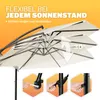KINGSLEEVE® Sonnenschirm UV Schutz 80+ Ø 300cm Groß mit Produktbild-Vorschau 6