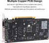 The back of a graphics card with text describing its features. Produktbild-Vorschau