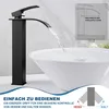 Wasserhahn Bad Schwarz, Waschtischarmatur für Badezimmer, Produktbild-Vorschau 5
