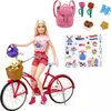 Barbie -Puppe Pink Passport-Set mit Fahrrad, Kleidung und Produktbild-Vorschau 4