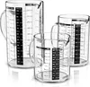 Sada sklenených odmeriek Arendo, 350 ml, 500 ml a 1000 ml, Náhľad obrázku produktu 1