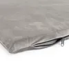 Premium Hundebett Velvet Grau XXL – 120x95x25 cm | Weiches Produktbild-Vorschau 7