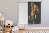 MuchoWow® Wandteppich Wandbehang Rosen - Orange - Blumen Produktbild-Vorschau 3