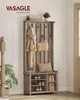 VASAGLE Věšák na kabáty, věšák na oblečení, lavice na boty, Náhled obrázku produktu 5