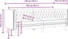 vidaXL Chesterfield-Sofa 3-Sitzer Schwarz Kunstleder Produktbild-Vorschau 8