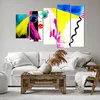 Bild auf Leinwand - Leinwandbild - Frau Modell - 150x100cm Produktbild-Vorschau 6