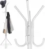 Porte manteaux 12 crochets 170 cm - blanc Voir les images du produit 2