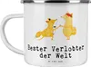 Mr. & Mrs. Panda Blechtasse Fuchs Bester Verlobter der Welt Produktbild-Vorschau 1