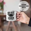 Trendation - Der Beste Lehrer Der Welt Emaille Tasse Produktbild-Vorschau 2