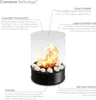 Planika - Biocamino da Tavolo Chantico Glassfire Caminetto Anteprima dell’immagine prodotto 2
