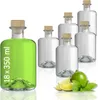 18 Glasflaschen 350 ml leer zum selbst Befüllen mit Korken Produktbild-Vorschau 1