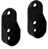 SOTECH Schrankstangenlager S oval schwarz – für Produktbild-Vorschau 1