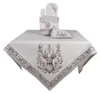 Clayre & Eef Ofenhandschuh 18x30 cm Beige Baumwolle Hirsch Produktbild-Vorschau 6